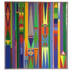 1960's Geometric Hard-Edge Painting