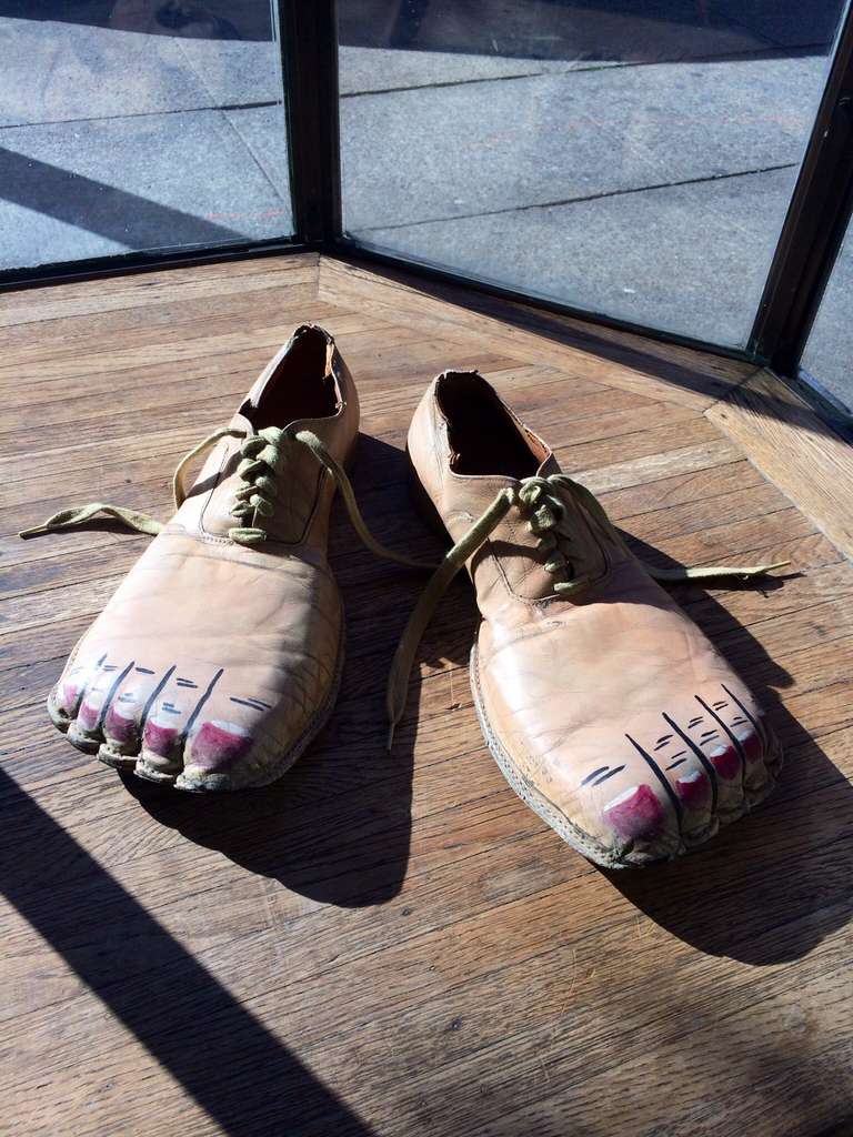 Vintage Circus Clown Shoes In Good Condition In San Francisco, CA