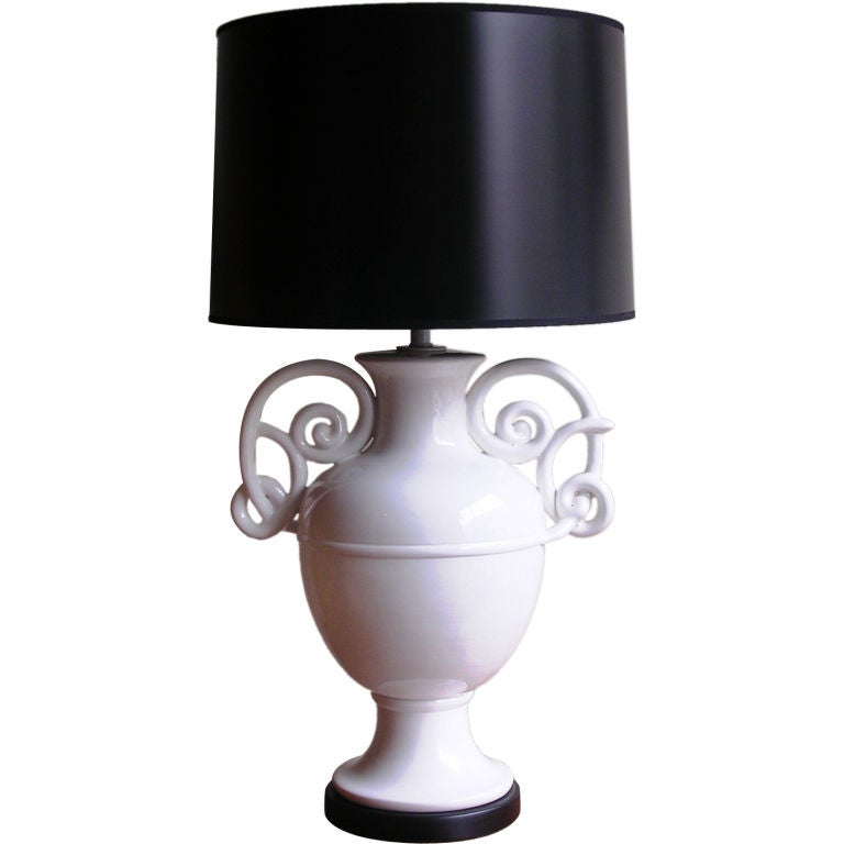 After Giacometti Ceramic Table Lamp