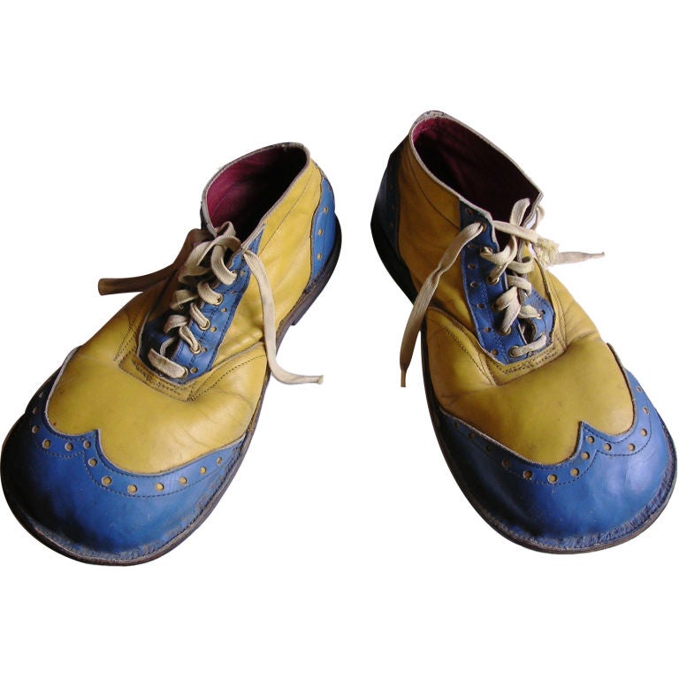 Vintage Circus Clown Shoes