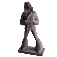"Hey Sailor" Sculpture by Harriett Wallace