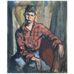 Vintage Lundy Siegriest 1925-1985 Portrait of a Boy