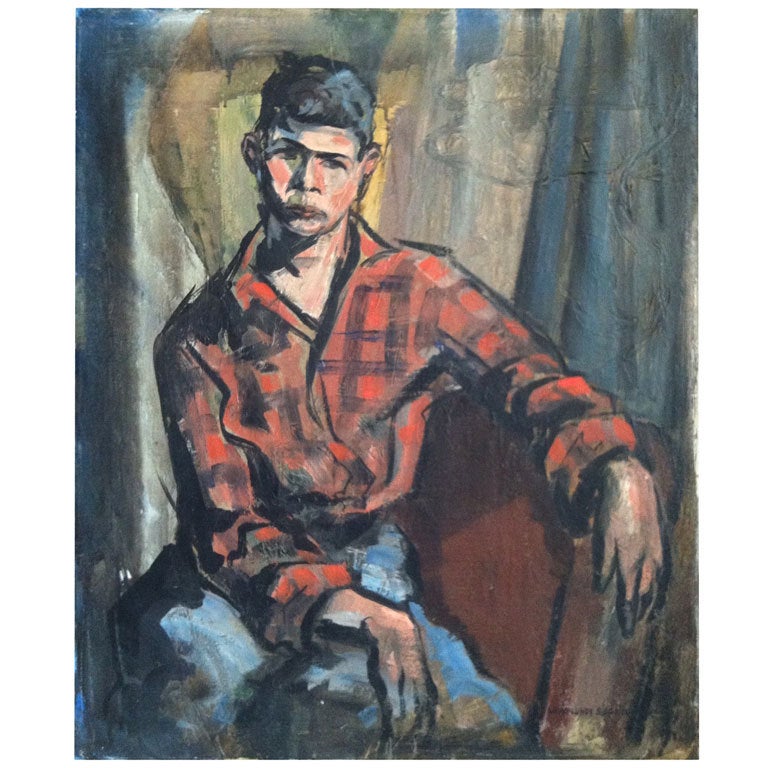 Lundy Siegriest 1925-1985 Portrait of a Boy