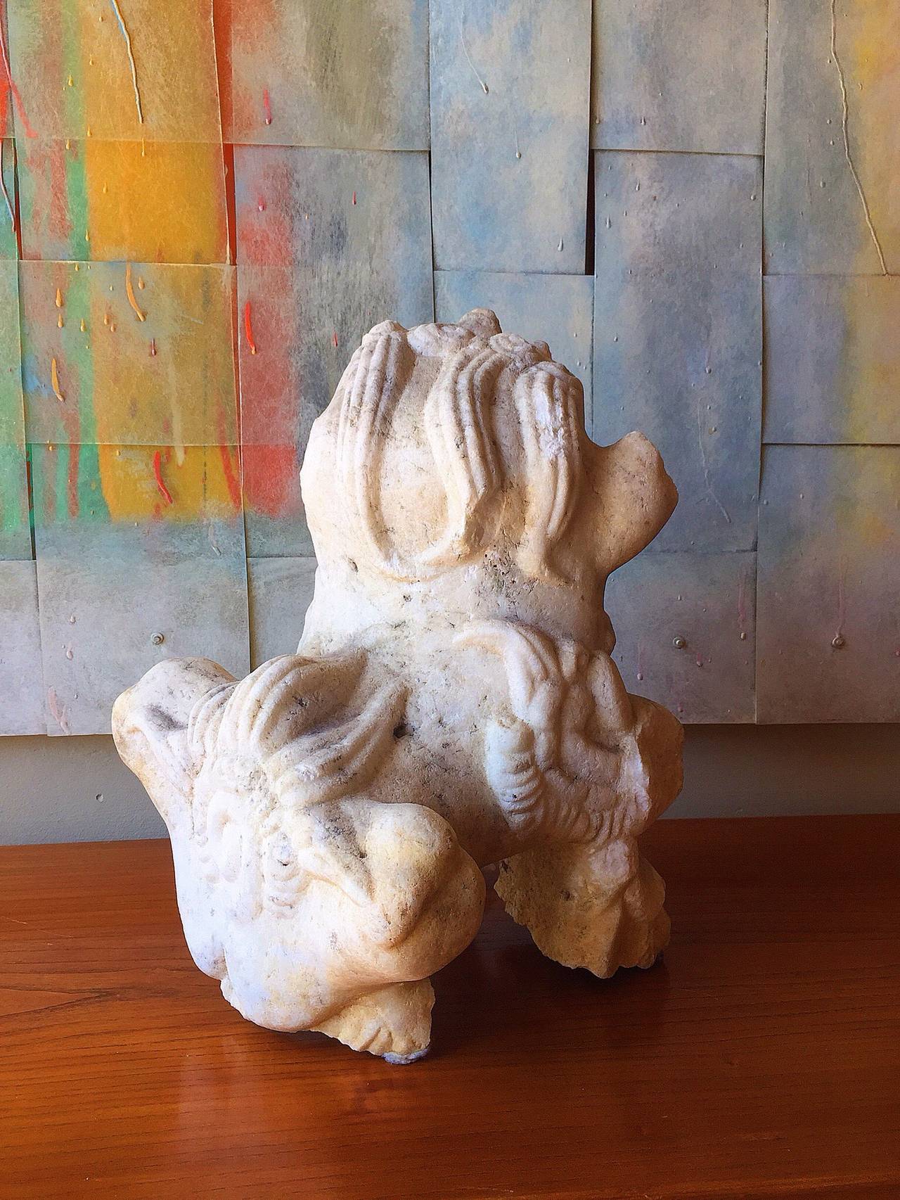 18th Century and Earlier Chinese Ming Foo Dog Fragment For Sale