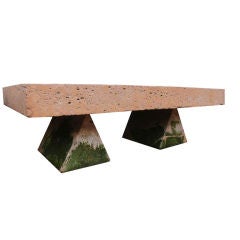 Brutalist Stone Table