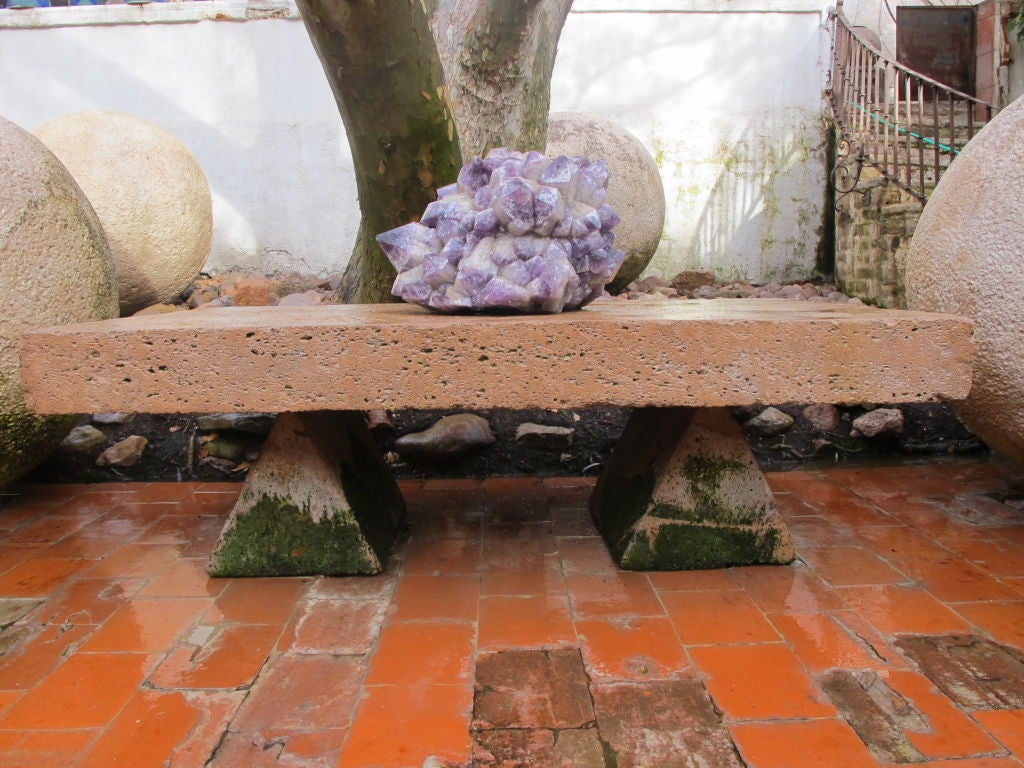 Mexican Brutalist Stone Table
