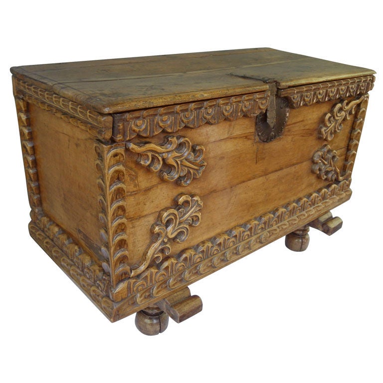 18th C. Spanish Colonial Trunk