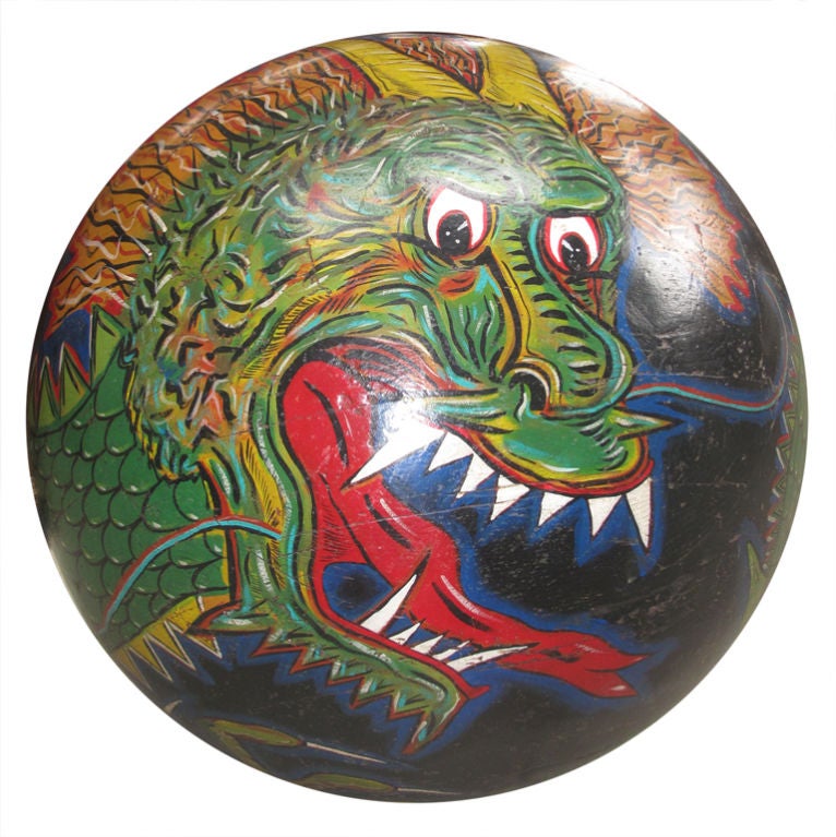 Rolling Art "Dragon" Sphere For Sale