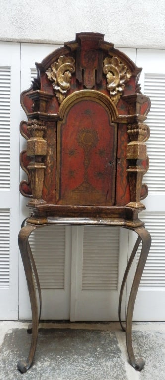 Mexican 18th Century Spanish Colonial Niche/Tabernacle For Sale