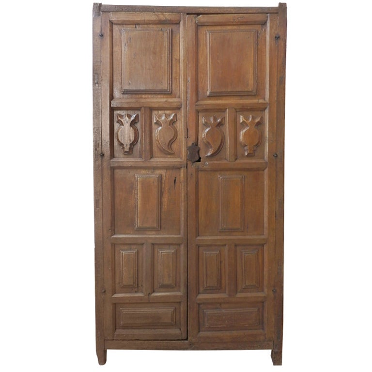 18th C Spanish Colonial Armoire with Secret Compartment For Sale