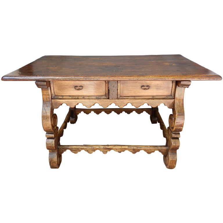 2 Drawer Spanish Colonial Table