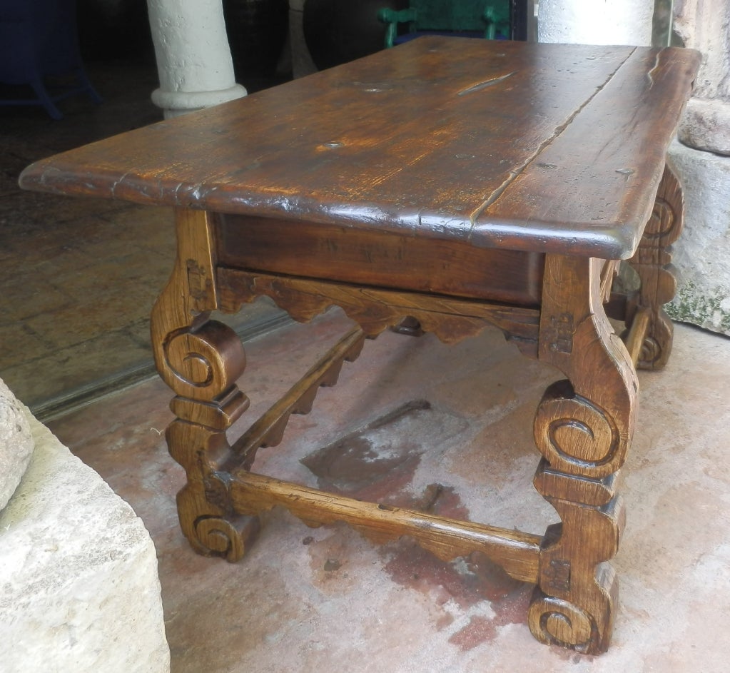 2 Drawer Spanish Colonial Table 3