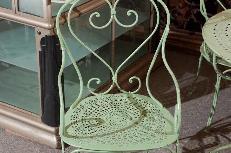 Iron French Garden Furniture Set