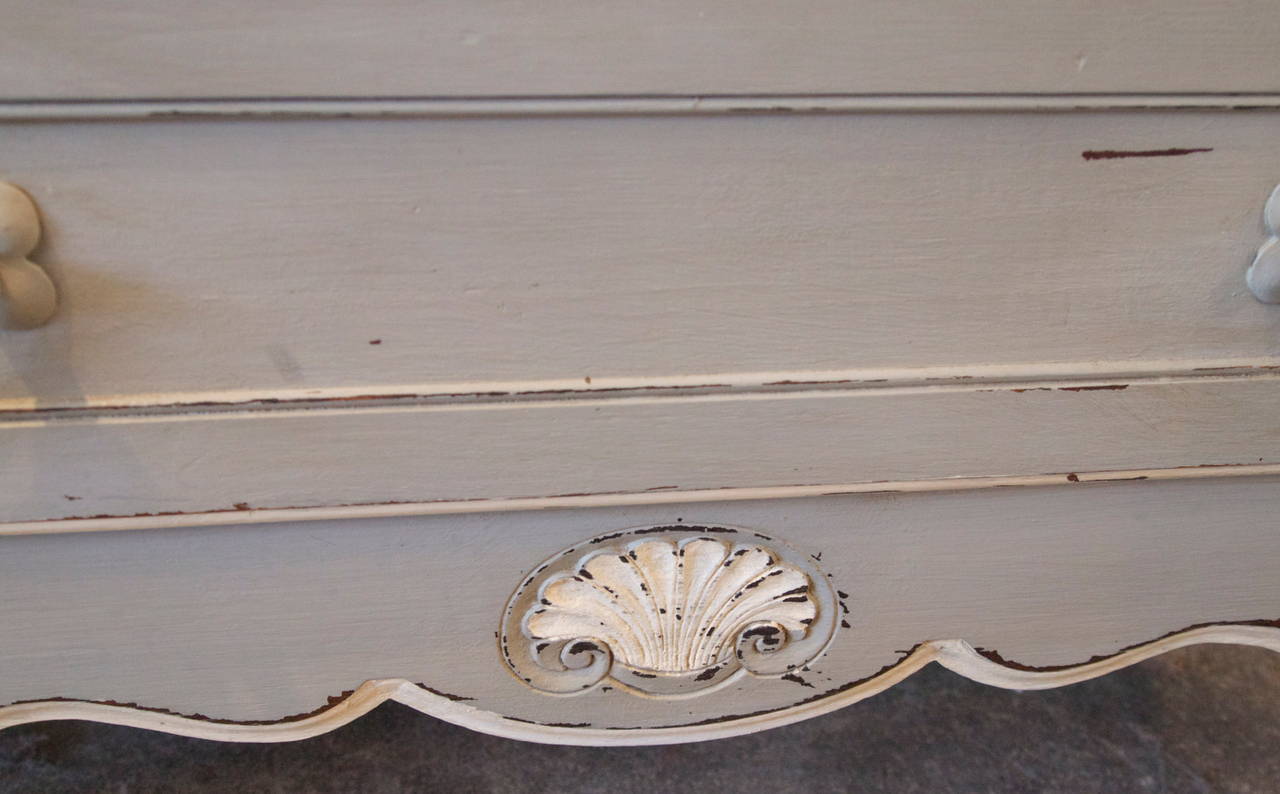 Louis XV Style Painted Chest of Drawers 3