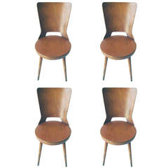 Set of 4 Mid Century Baumann Bistro Chairs