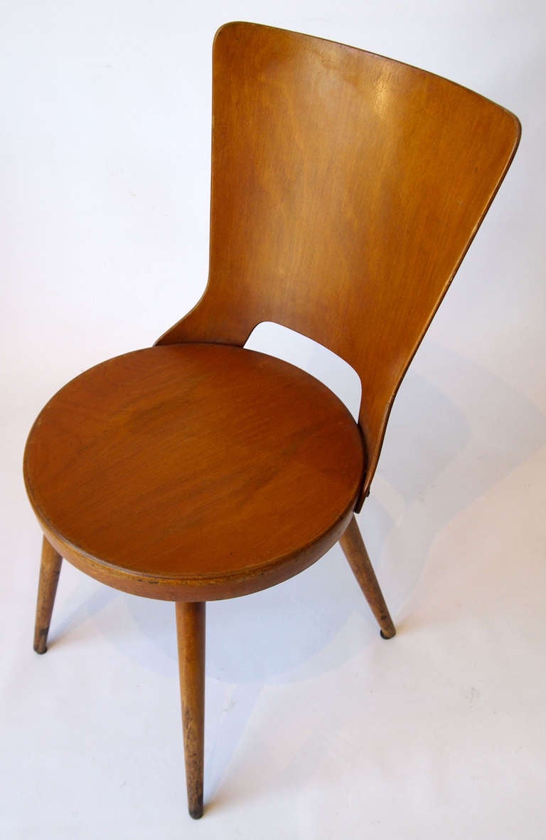 Set of 4 Mid Century Baumann Bistro Chairs In Good Condition In San Francisco, CA