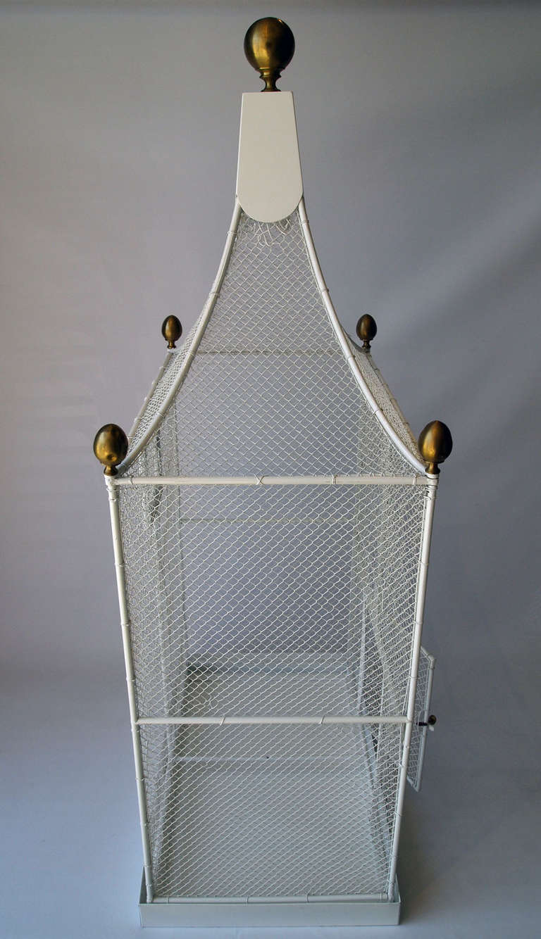 French Large Architectural Birdcage In Good Condition In San Francisco, CA