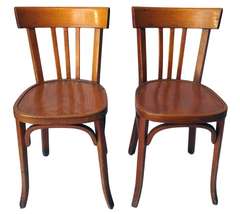 Set of  35 French Wooden Bistro Chairs