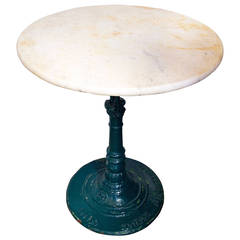 19th Century French Gueridon Bistro Table