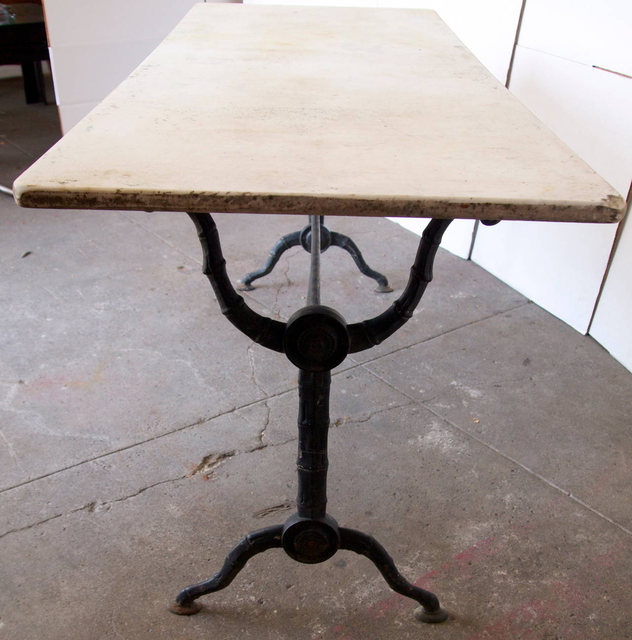 19th Century French Double Bistro Table 1