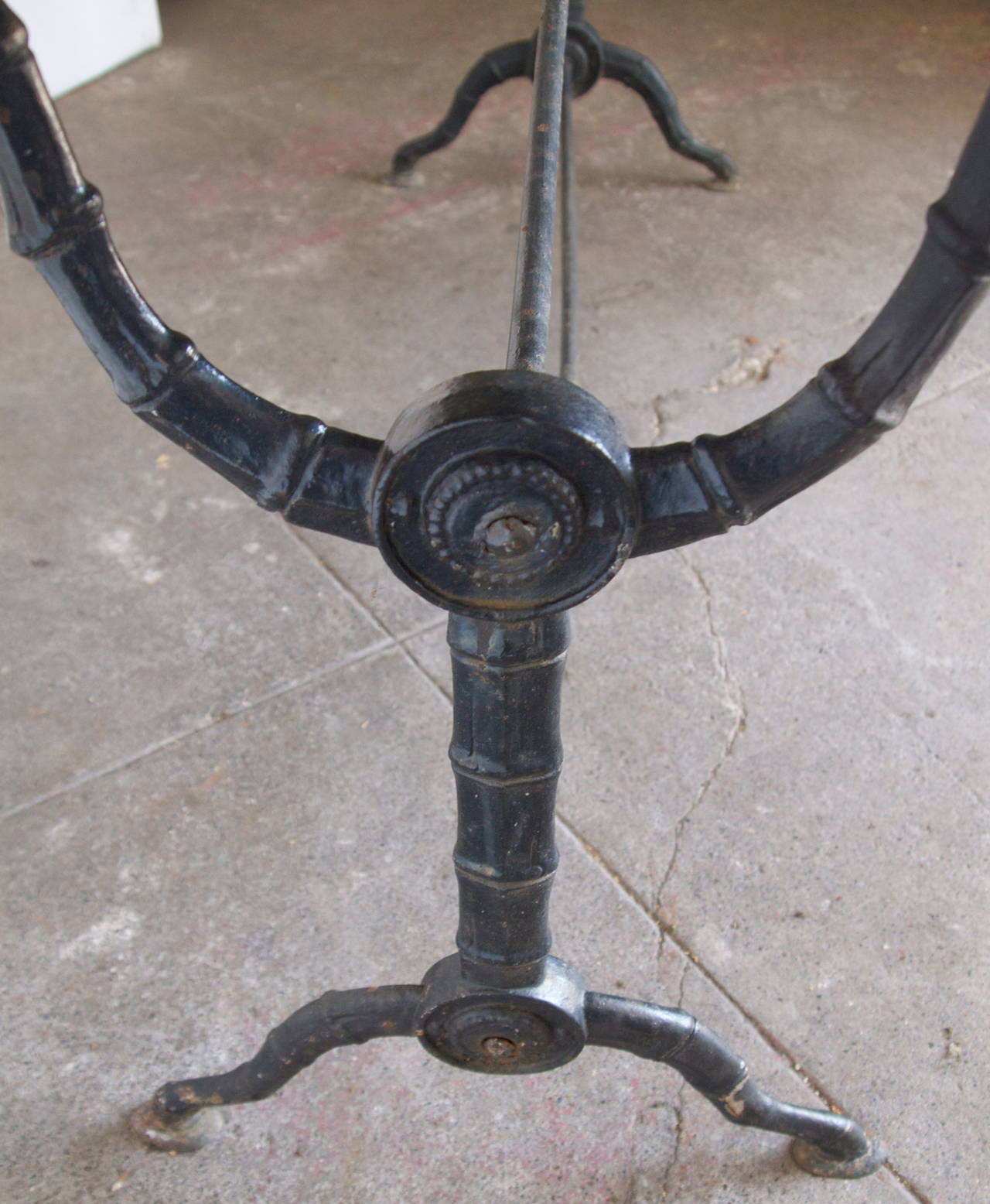 19th Century French Double Bistro Table 5
