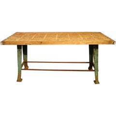 Art Nouveau Industrial Table : North Of France : 1900 12
