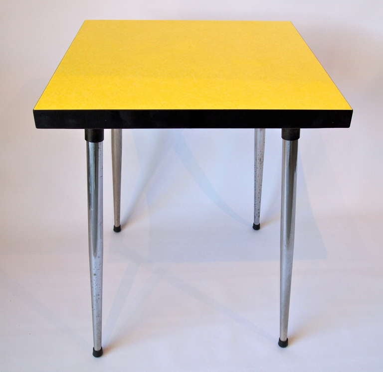 Mid Century Square Formica Table
