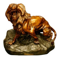 Lion Sculpture By Thomas Cartier
