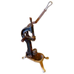 French Vintage Wine Corking Machine