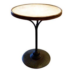 French Pedestal Bistro Table