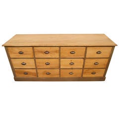 French Merchants 12-Drawer Counter
