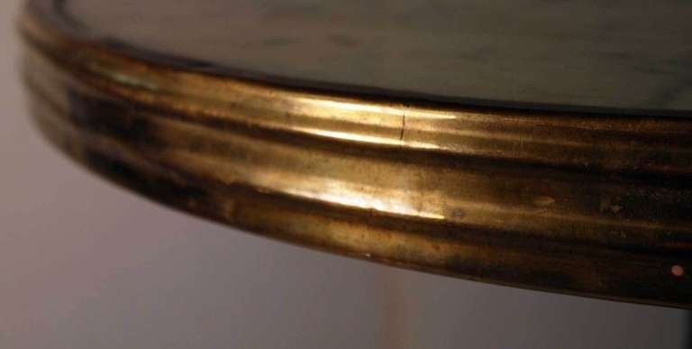 19th Century French Marble Gueridon Bistro Table
