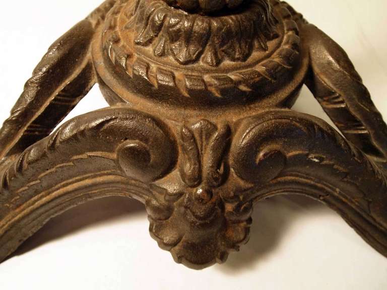 French Marble Gueridon Bistro Table 3