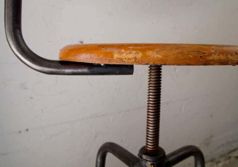 French Industrial School Chair 4