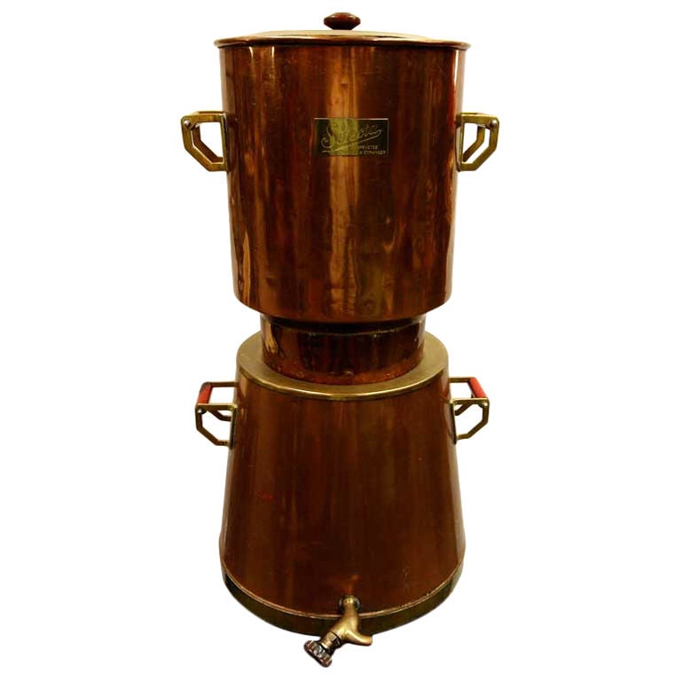 French Copper Coffee Maker at 1stdibs