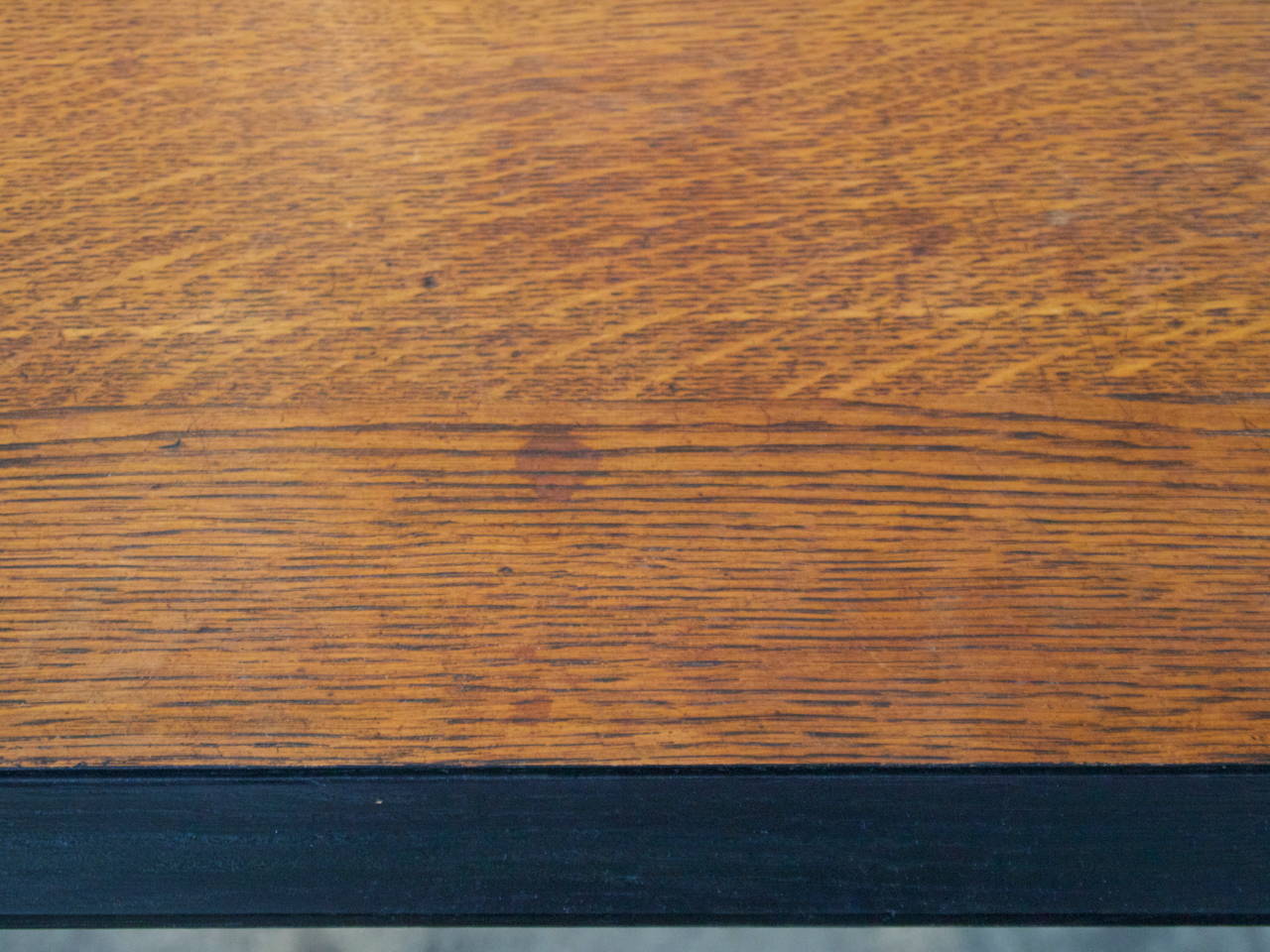 French Oak-Top Bistro Table 2