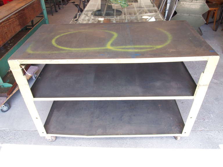 American Industrial Metal Table