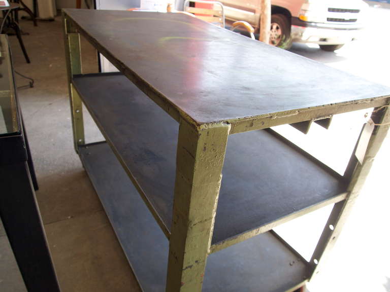 Steel Industrial Metal Table