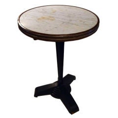 Marble Bistro Table 'Gueridon'