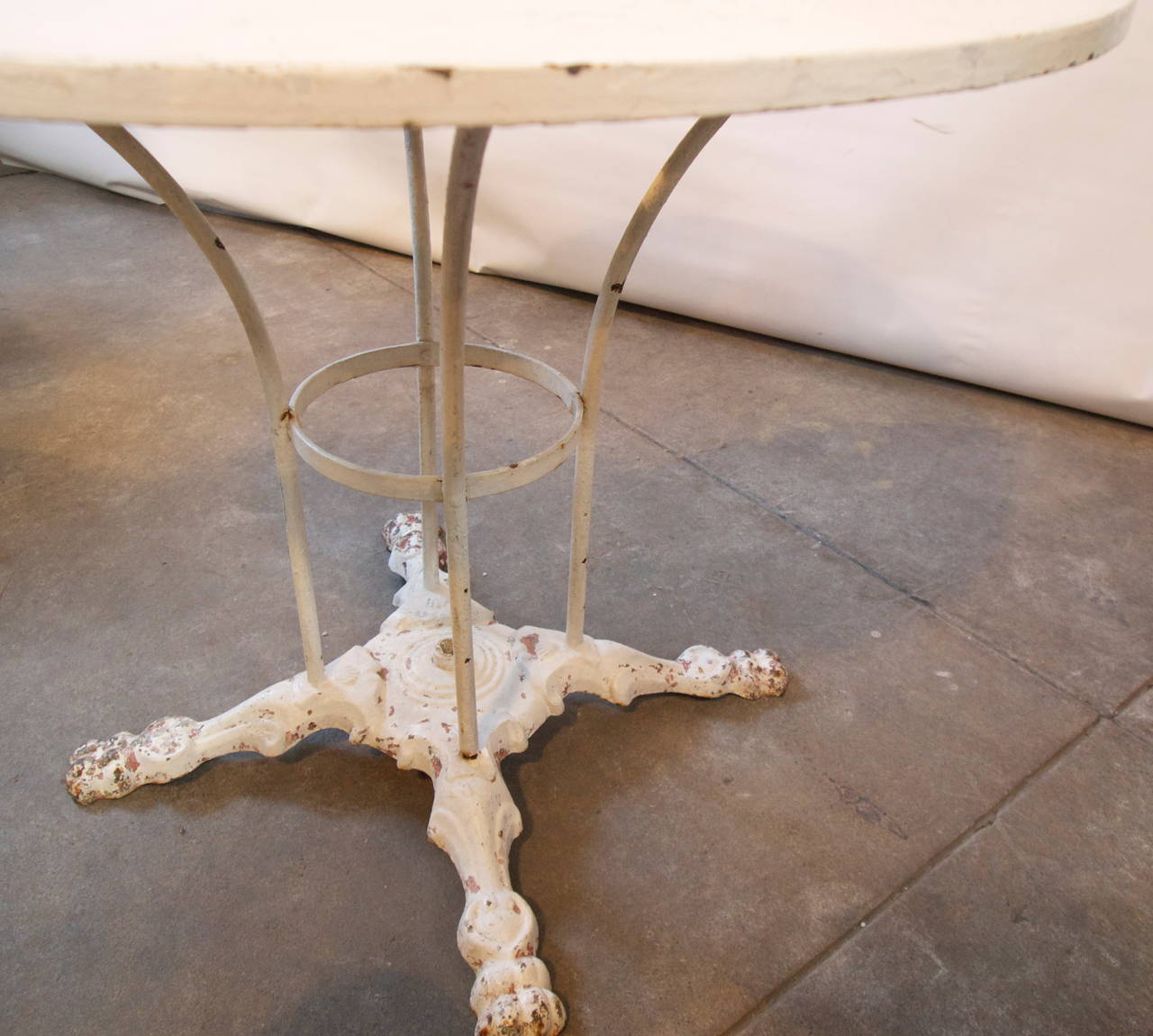 Cast 19th Century French Garden Table