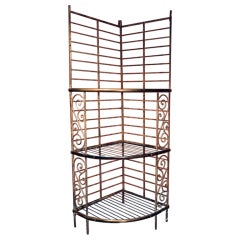 Antique Baker's Corner Rack