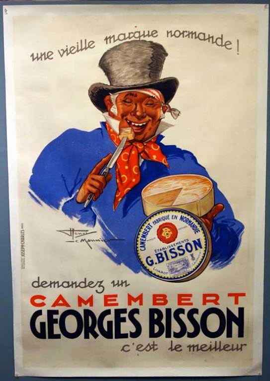 G. Bisson Camembert Poster