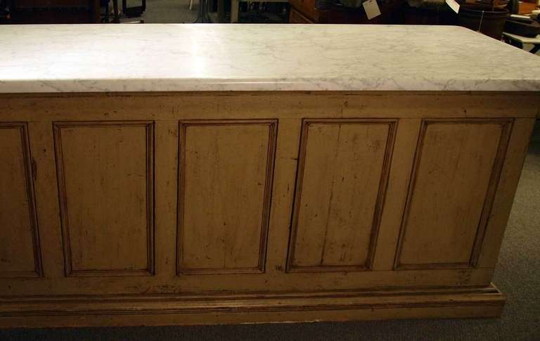 French Marble Top Store Counter 1