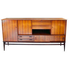 Large Rosewood Mid Century Credenza 12