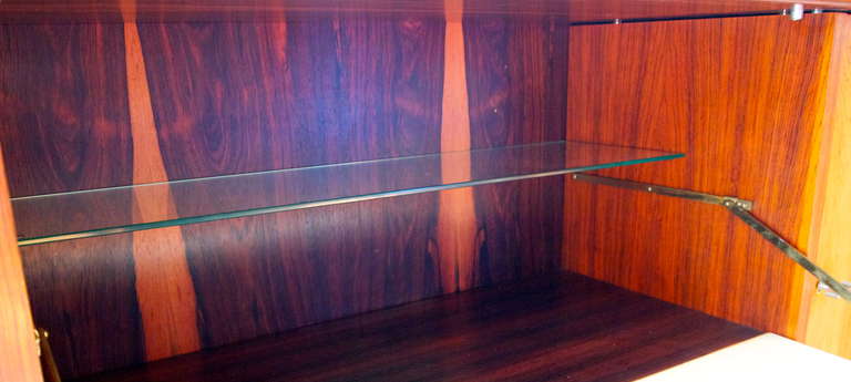 Late 20th Century Large Rosewood Mid Century Credenza