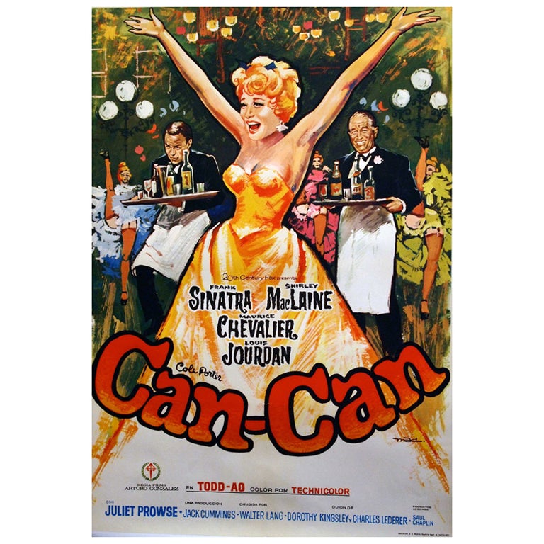 Original movie poster "CANCAN"