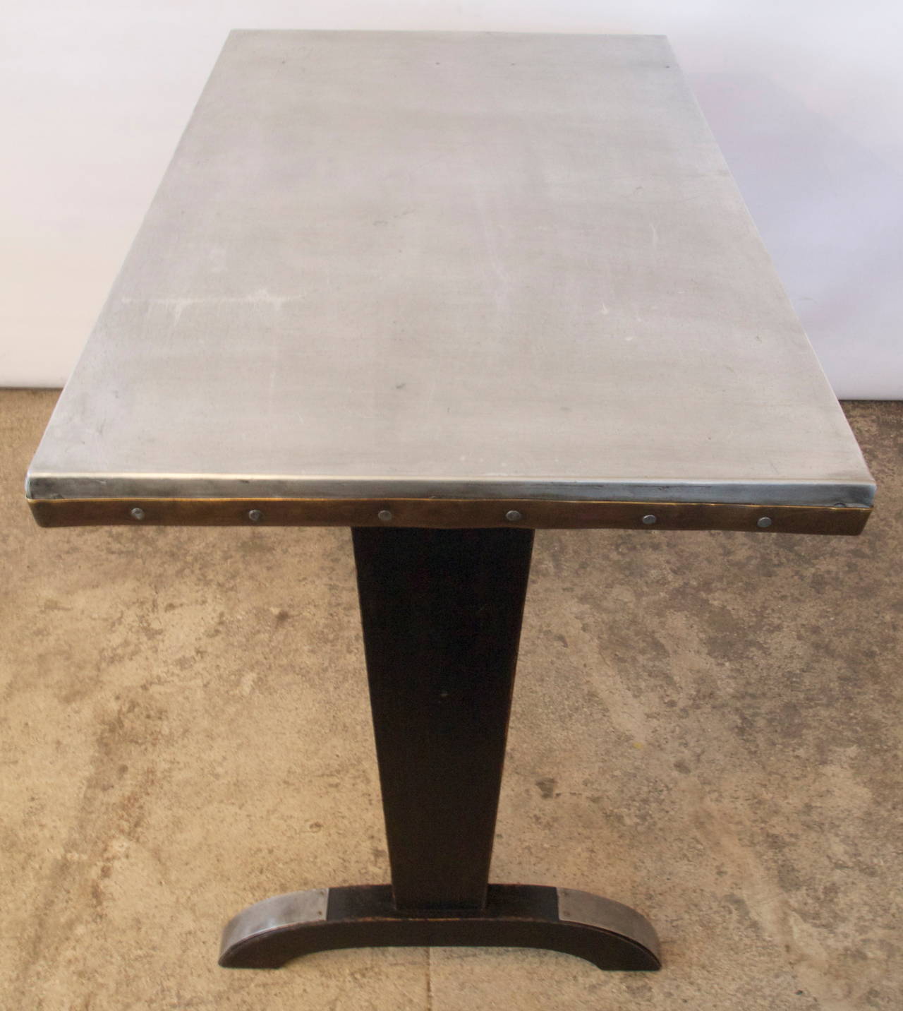 French Zinc-Top Bistro Table 4