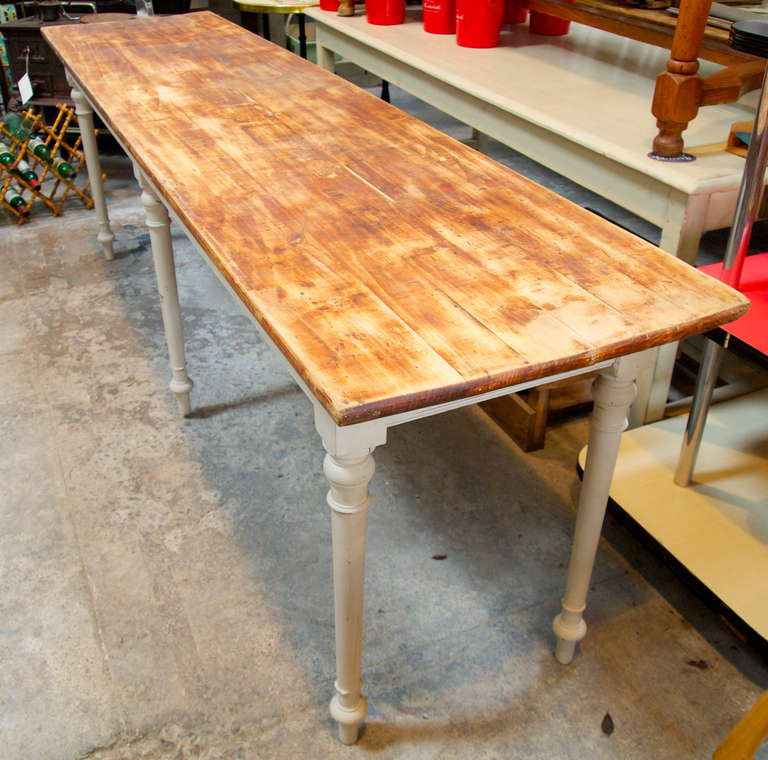 Pine French Long Draper Table