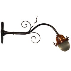 French Industrial Light Fixture
