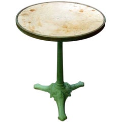 French Marble Gueridon Bistro Table French Marble Gueridon Bistro Table